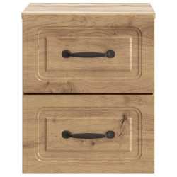 Cabinet de chevet mural Chêne artisanal 34,5 x 33 x 40 cm 583190583190