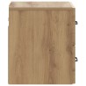 Cabinet de chevet mural Chêne artisanal 34,5 x 33 x 40 cm 583190583190