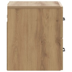 Cabinet de chevet mural Chêne artisanal 34,5 x 33 x 40 cm 583191583191