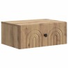 Cabinet de chevet mural Chêne artisanal 49 x 34,5 x 20 cm 583192583192