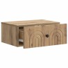Cabinet de chevet mural Chêne artisanal 49 x 34,5 x 20 cm 583192583192