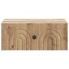Cabinet de chevet mural Chêne artisanal 49 x 34,5 x 20 cm 583192583192