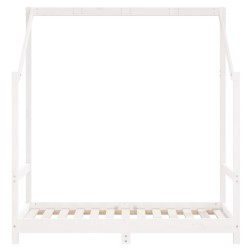 Cadre de lit pour enfant blanc 70x140 cm bois de pin massif 583201583201