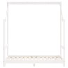 Cadre de lit pour enfant blanc 70x140 cm bois de pin massif 583201583201