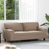 Canapé à 2 places Cappuccino 140 cm Similicuir 583203583203
