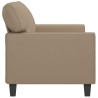 Canapé à 2 places Cappuccino 140 cm Similicuir 583203583203