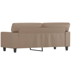 Canapé à 2 places Cappuccino 140 cm Similicuir 583203583203