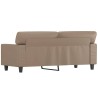 Canapé à 2 places Cappuccino 140 cm Similicuir 583203583203