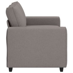 Canapé 2 places taupe 160x77x82 cm en tissu 583204583204