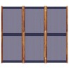 Cloison de séparation 3 panneaux bleu foncé 210x180 cm 583205583205