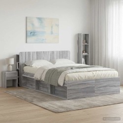Cabinet de Tête de Lit Sonoma gris Bois d'ingénierie 583220583220