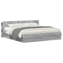 Cabinet de Tête de Lit Sonoma gris Bois d'ingénierie 583221583221
