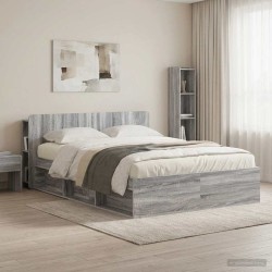 Cabinet de Tête de Lit Sonoma gris Bois d'ingénierie 583223583223