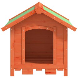 Chenil marron 65x65x61,5 cm bois de pin solide 583226583226