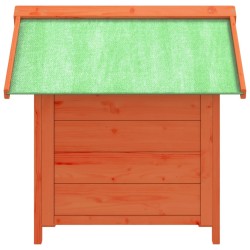 Chenil marron 65x65x61,5 cm bois de pin solide 583226583226