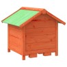 Chenil marron 65x65x61,5 cm bois de pin solide 583226583226
