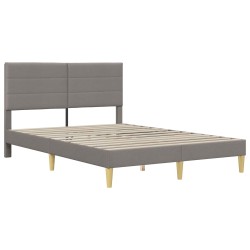 Cadre de lit Taupe 160 x 200 cm Polyester 583227583227