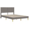 Cadre de lit Taupe 160 x 200 cm Polyester 583227583227