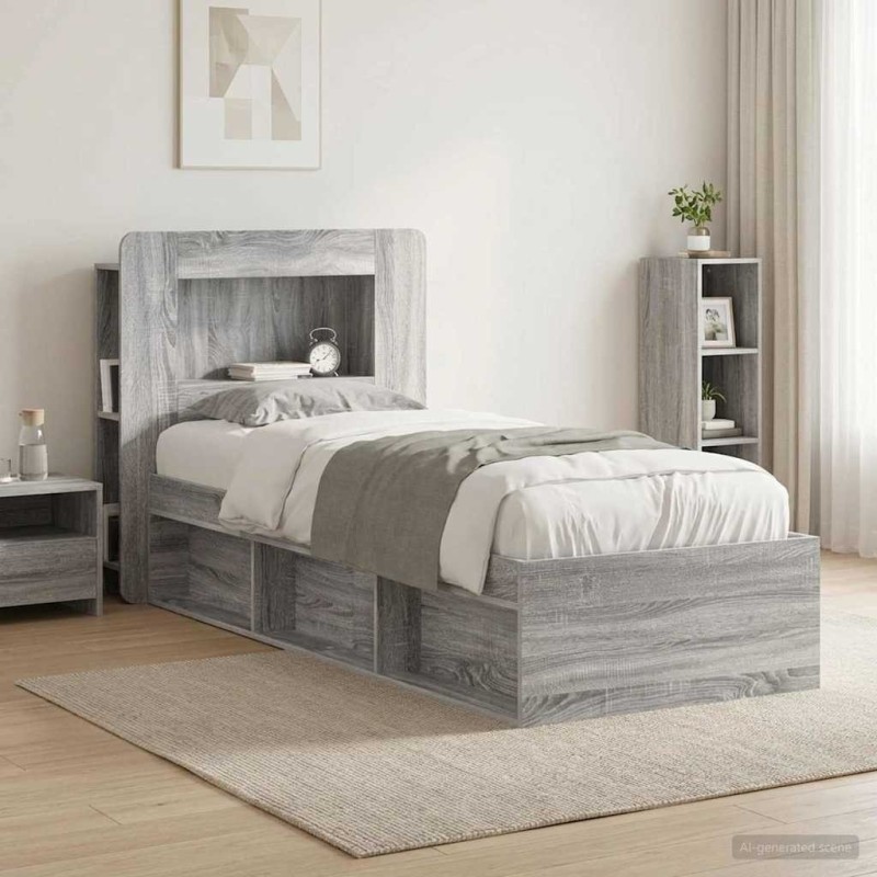 Cabinet de Tête de Lit Sonoma gris Bois d’ingénierie 583228583228