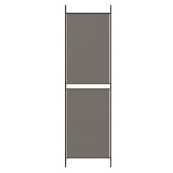 Cloison de séparation 6 panneaux Anthracite 300x200 cm Tissu 583229583229