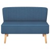 Canapé 117x55,5x77 cm Tissu Bleu  583231583231