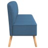 Canapé 117x55,5x77 cm Tissu Bleu  583231583231