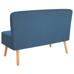 Canapé 117x55,5x77 cm Tissu Bleu  583231583231