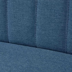 Canapé 117x55,5x77 cm Tissu Bleu  583231583231