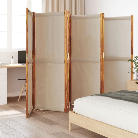 Cloison de séparation 6 panneaux taupe 420x180 cm 583233583233