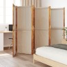 Cloison de séparation 6 panneaux taupe 420x180 cm 583233583233