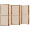 Cloison de séparation 6 panneaux taupe 420x180 cm 583233583233