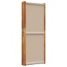 Cloison de séparation 6 panneaux taupe 420x180 cm 583233583233