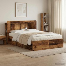 Cabinet de Tête de Lit Bois ancien Bois d’ingénierie 583234583234