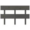  Tête de lit Gris 144x3x81 cm Bois massif de pin 
