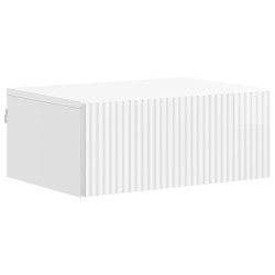 Cabinet de chevet mural 2 pcs Blanc brillant 49 x 34,5 x 20 cm 583236583236