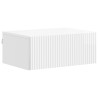 Cabinet de chevet mural 2 pcs Blanc brillant 49 x 34,5 x 20 cm 583236583236