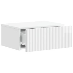 Cabinet de chevet mural 2 pcs Blanc brillant 49 x 34,5 x 20 cm 583236583236