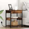 Cabinet de chevet Chêne fumé 41 x 31 x 51 cm Bois d'ingénierie 583237583237