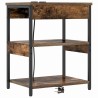 Cabinet de chevet Chêne fumé 41 x 31 x 51 cm Bois d'ingénierie 583237583237