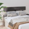  Tête de lit Gris 144x3x81 cm Bois massif de pin 