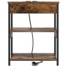 Cabinet de chevet Chêne fumé 41 x 31 x 51 cm Bois d'ingénierie 583237583237