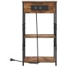 Cabinet de chevet Chêne fumé 41 x 31 x 76 cm Bois d'ingénierie 583238583238