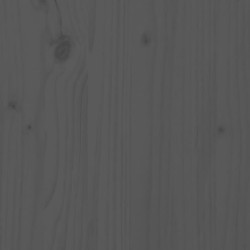  Tête de lit Gris 144x3x81 cm Bois massif de pin 