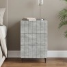 Cabinet de chevet Gris béton 43 x 41 x 68 cm Bois d'ingénierie 583240583240