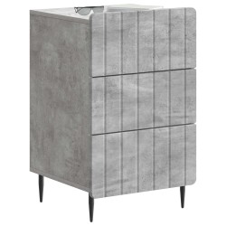 Cabinet de chevet Gris béton 43 x 41 x 68 cm Bois d'ingénierie 583240583240