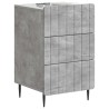Cabinet de chevet Gris béton 43 x 41 x 68 cm Bois d'ingénierie 583240583240