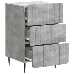 Cabinet de chevet Gris béton 43 x 41 x 68 cm Bois d'ingénierie 583240583240