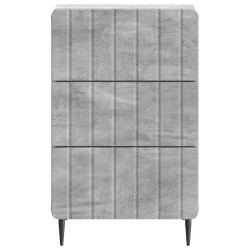 Cabinet de chevet Gris béton 43 x 41 x 68 cm Bois d'ingénierie 583240583240