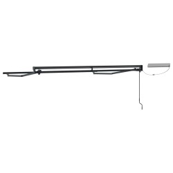 Cadre de store rétractable électrique Anthracite 3 x 2,5 m 583244583244