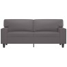 Canapé à 2 places Gris 140 cm Similicuir 583248583248